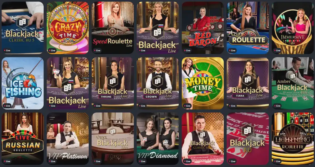 Martin Casino Live Casino mit Roulette, Blackjack und Live-Spielen
