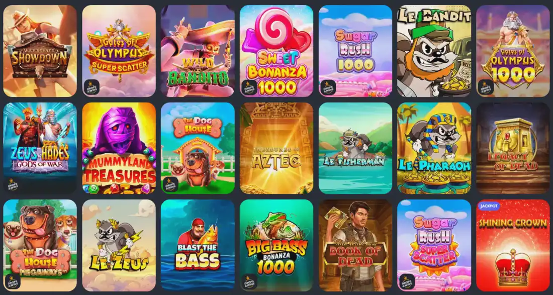 Martin Casino Slots mit bekannten Spielen von verschiedenen Anbietern